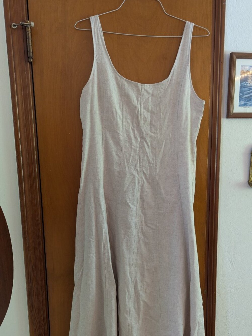 Banana Republic Linen Blend Midi Dress
